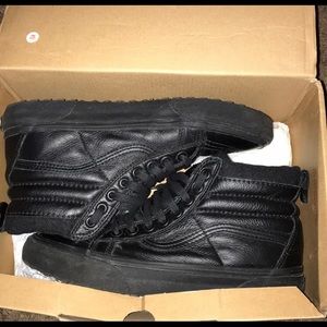 Leather Ski8-hi Vans